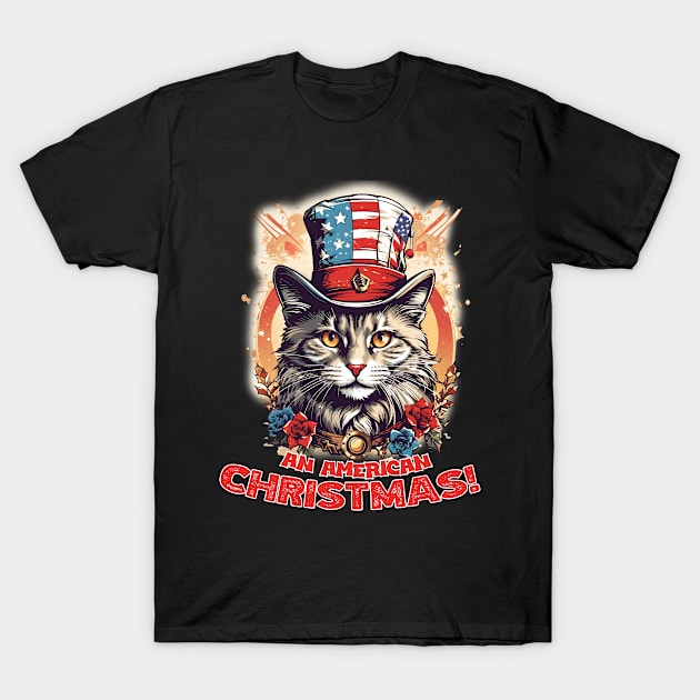 American Christmas T-Shirt by Merch Manias